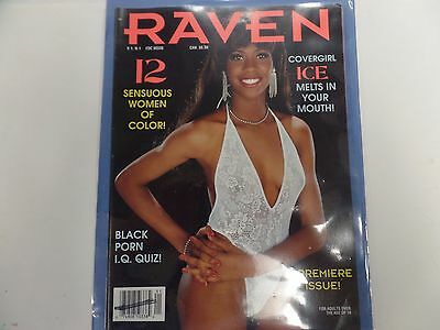 Raven Adult Magazine Covergirl Ice Premiere Issue 1995 030916lm-ep