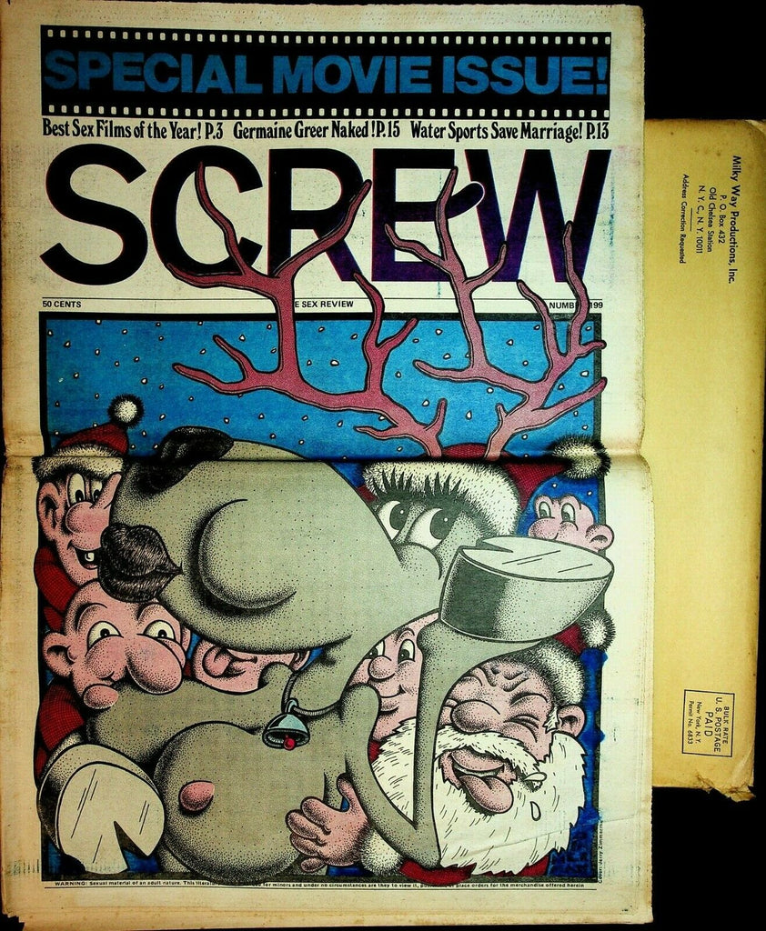 Screw Newspaper Special Movie Issue #199 December 25,1972 062420lm-ep