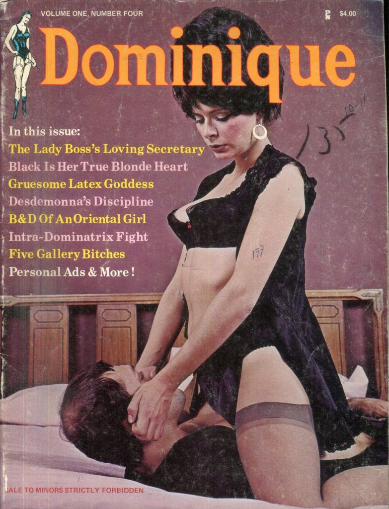 Dominique Fetish Magazine Latex Goddess vol.1 #4 1974 112818lm-ep2
