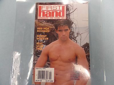 First Hand Gay Adult Digest Horny Hustler February 1996 031516lm-ep