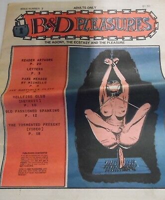 B & D Pleasures Fetish Newspaper Old Fashioned Spanking #7 1982 052118lm-ep2