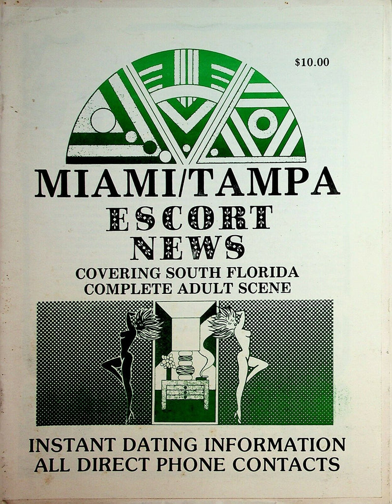 Miami / Tampa Escort News Contact Magazine 1980's 081020lm-ep