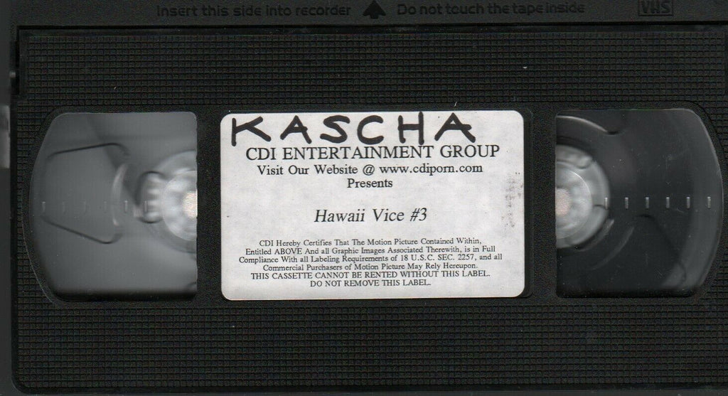 Hawaii Vice #3 CDI Entertainment Group KAscha Adult VHS 021720AMP