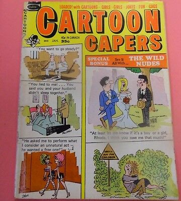 Cartoon Capers Magazine Girls/Jokes/Fun January 1972 102113lm-epa