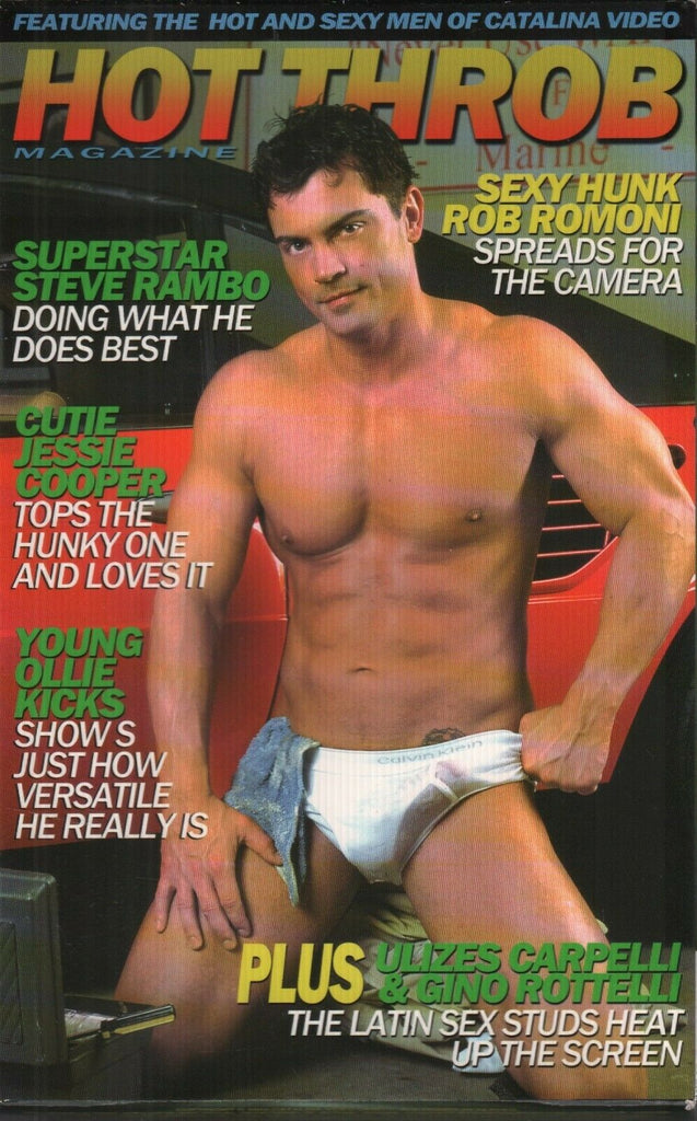 Hot Throb Jessie Cooper Rob Romoni Ulizes Carpelli Gay Male Adult VHS 080119AMP6