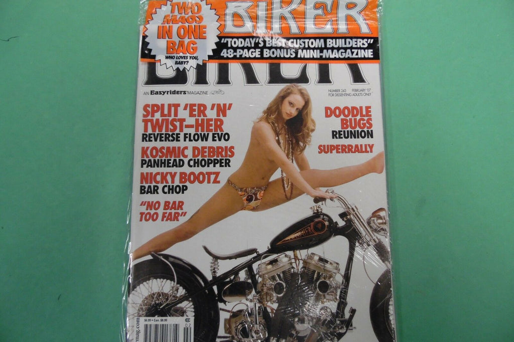 Biker Magazine Superrally #243 February 2007 new/sealed 102816lm-ep2