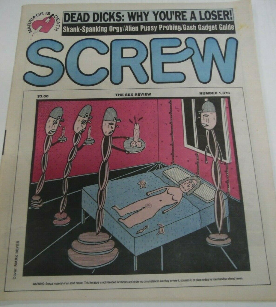 Screw Newspaper Skank-Spanking Orgy #1378 July 31, 1995 121419lm-ep