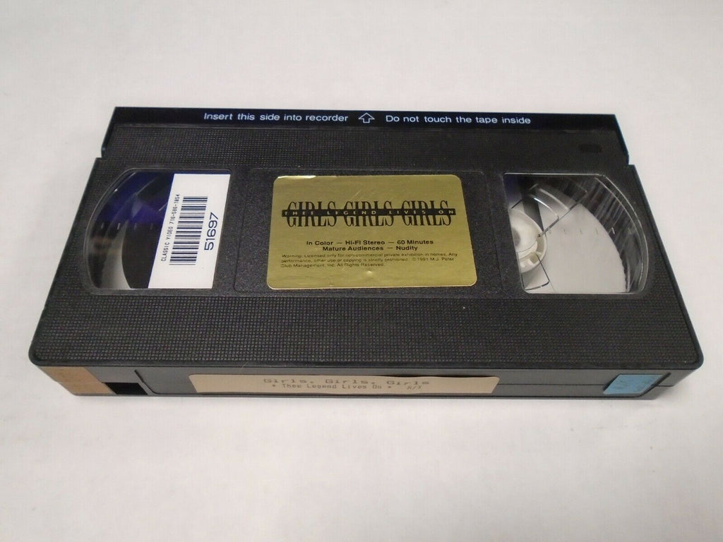 Girls Girls Girls The Legend Lives On 1991 Adult VHS 031319AMP2