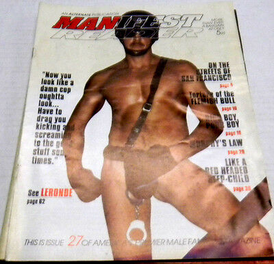Manifest Reader Gay Adult Magazine "See Leronde" #27 1995 gd061413-Lm-ep