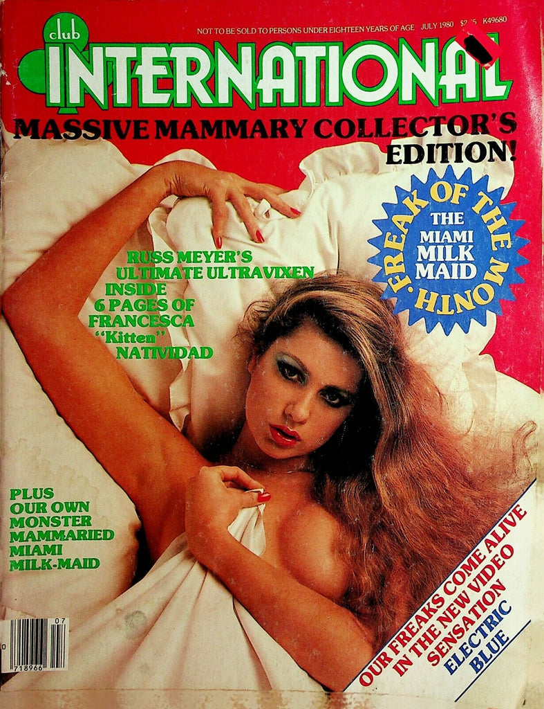 Club International Magazine Kitten Natividad July 1980 061320lm-ep