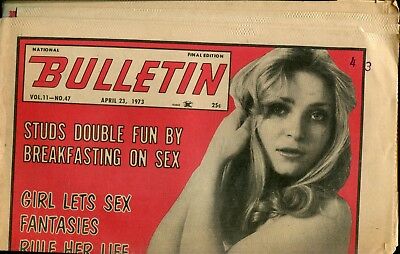 Bulletin Adult Newspaper Studs Double Fun April 1973 102618lm-ep
