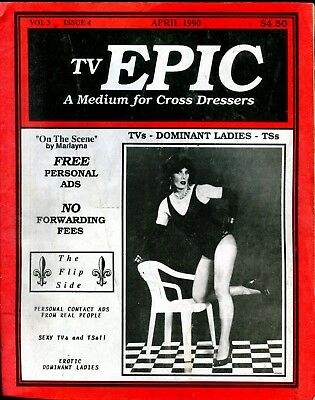 TV Epic Magazine Medium For Cross Dressers April 1990 050118lm-ep2