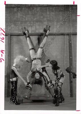 Adult Vintage B&W Photo 5x7 HOM Bondage Ashley Renee Bound & Dominated 254HK