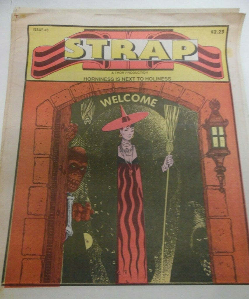 Strap Fetish Newspaper Horniness Is Next To Holiness #8 1990's 120719lm-ep