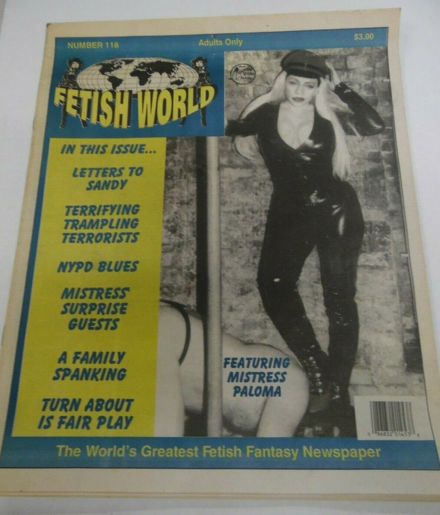 Fetish World Newspaper Mistress Paloma #118 1999 121319lm-ep