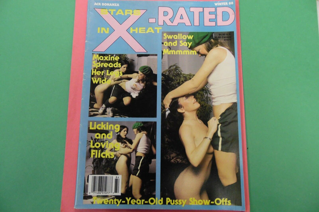 X-Rated Stars In Heat Magazine Maxine Spreads Winter 1988 112516lm-ep