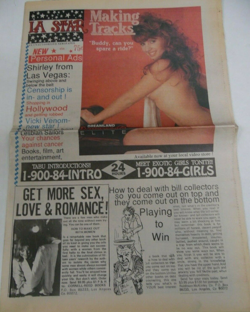 LA Star Newspaper Shirley From Vegas #454 1990 042919lm-ep3