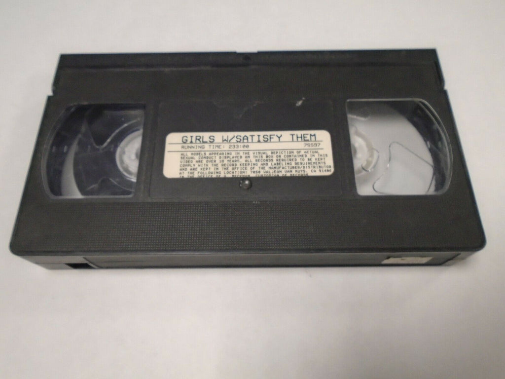 Girls W/ Satisfy Them 233mins Adult VHS 042319AMP