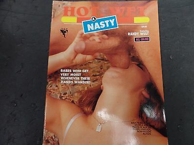 Hot, Wet & Nasty Adult Magazine Randy West #1 1990's ex 012016lm-ep