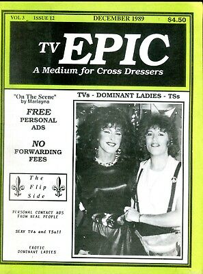 TV Epic Magazine Medium For Cross Dressers December 1989 050318lm-ep2