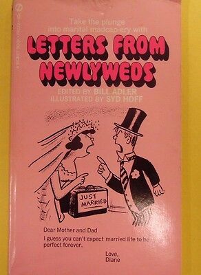 Letters From Newlyweds Adult Book by Bill Adler 1970 070813lm-epa