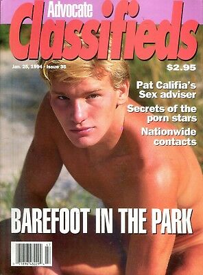 Advocate Classifieds Gay Magazine Barefoot In The Park #35 1994 111618lm-ep