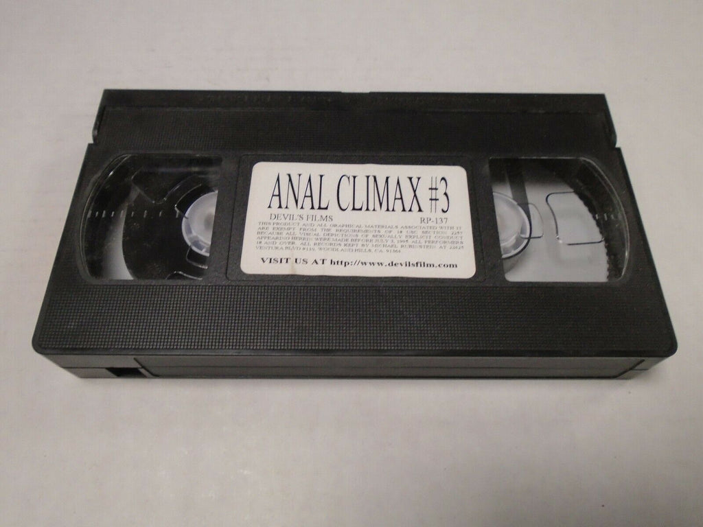 Anal Climax #3 Devil's Films 1995 Adult VHS 032119AMP2