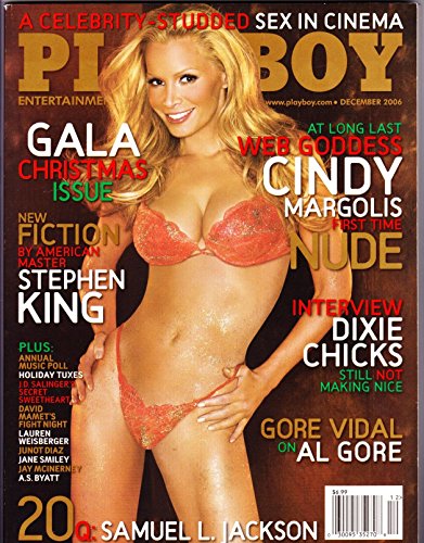 PLAYBOY MAGAZINE December 2006 Issue Cindy Margolis (Gala Christmas Issue - Sex in the Cinema!)