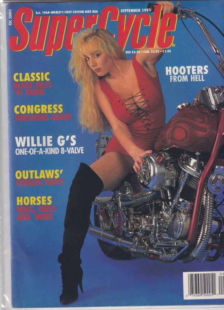 Supercycle Magazine Willie G's 8 Valve September 1991 013019REP