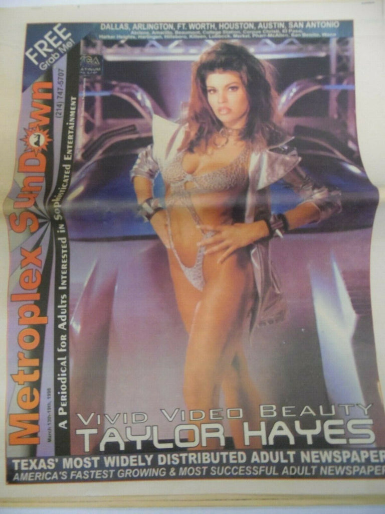 Metroplex Sun Down Newspaper Taylor Hayes March 13-19, 1998 042919lm-ep3