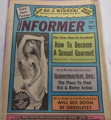 Informer Adult Newspaper A Sexual Gourmet December 24, 1975 011213lm-epa