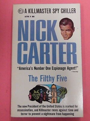 The Filthy Five Novel by Nick Carter 1967 102213lm-epa