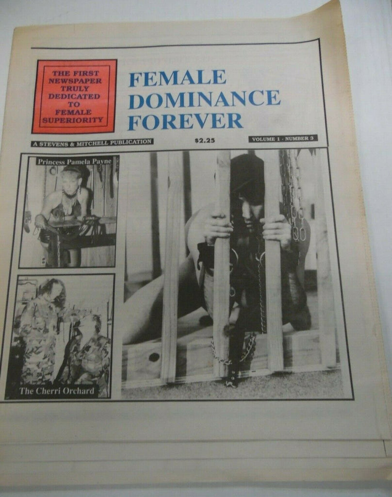 Female Dominance Forever Newspaper Pamela Payne vol.1 #3 1992 121719lm-ep