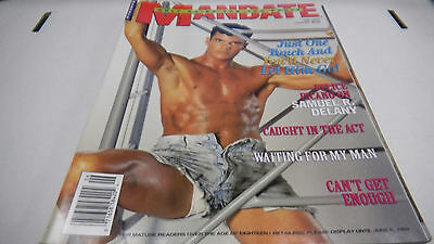 Mandate Gay Adult Magazine "Just One Touch" June 1994 40413Lm-ep