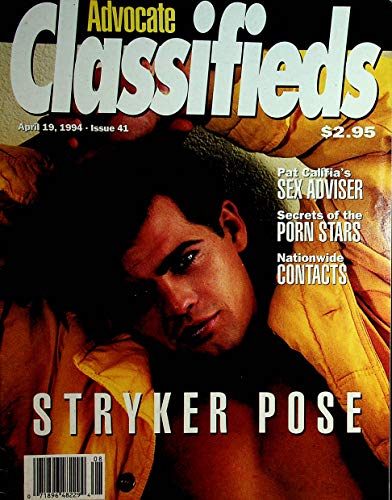 Advocate Classifieds Gay Magazine Jeff Stryker #41 April 19, 1994