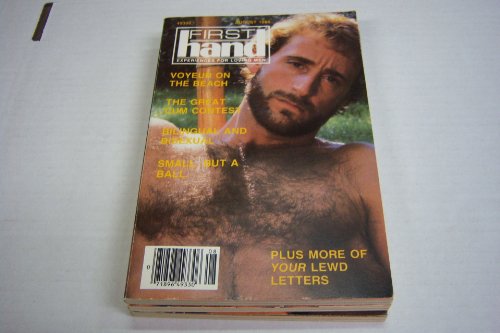 First Hand Gay Adult Digest Magazine "Voyeur on the Beach, Small, but a Ball" August 1986