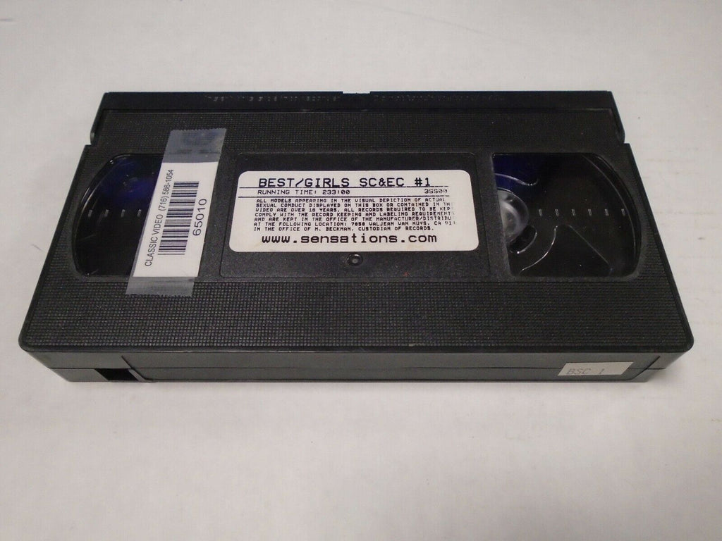 Best Girls Sc&Ec 233mins Sensations Adult VHS 022019AMP