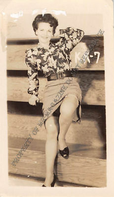 Adult Vintage B&W Photo 2.5x4 Sexy Pin Up Lesbians Undressing Strip Tease 151HR