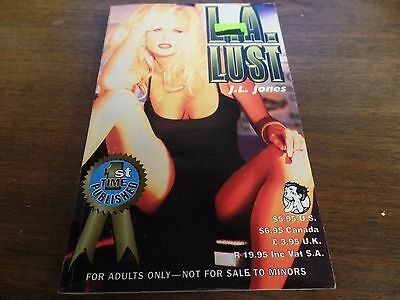 L.A. Lust J.L. Jones 1998 160pgs Erotic Novel 121215amp
