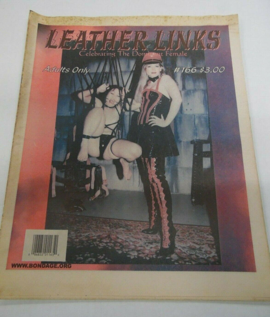 Leather Links Fetish Newspaper Sharon Mitchell #166 1998 122119lm-ep2