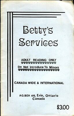 Betty's Services Contact Digest Canada 1970's 041618lm-ep5