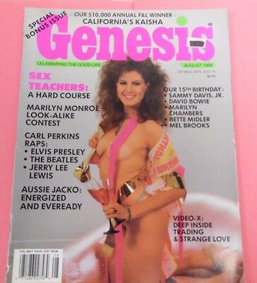 Genesis Magazine Marilyn Chambers August 1988 15th Birthday 052013lm-epa2