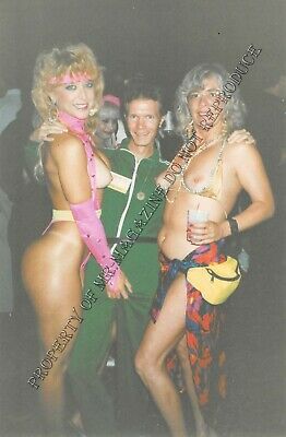 Nina Hartley Candid Original 4x6 Photo 1990s Nude Topless with Bobby Lilly 401ig