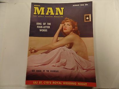 Modern Man Adult Magazine Sabrina August 1956 ex 021316lm-ep