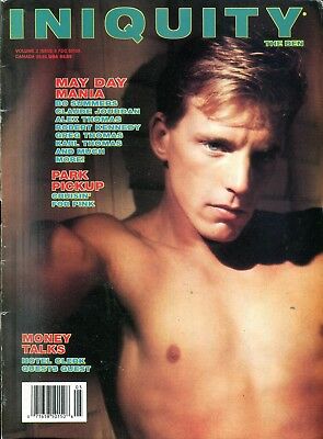 Iniquity Gay magazine Bo Summers/ Alex Thomas vol.2 #5 1993 081718lm-ep