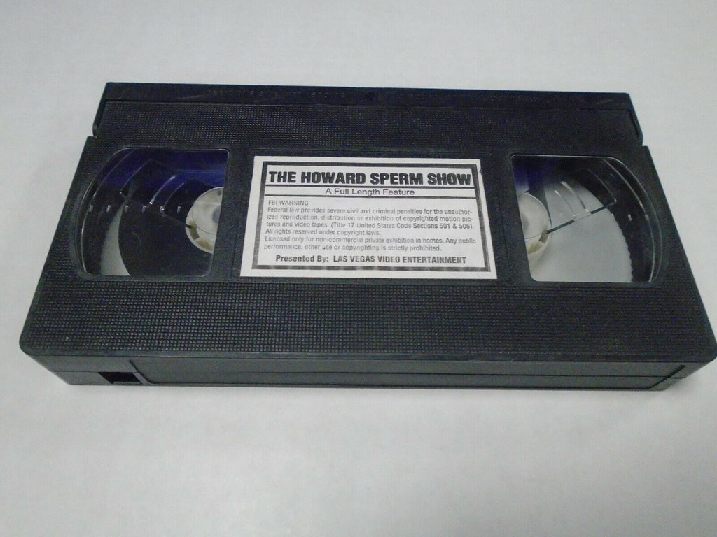 The Howard Sperm Show Las Vegas Video Ent Full Length Adult VHS 041819AMP2