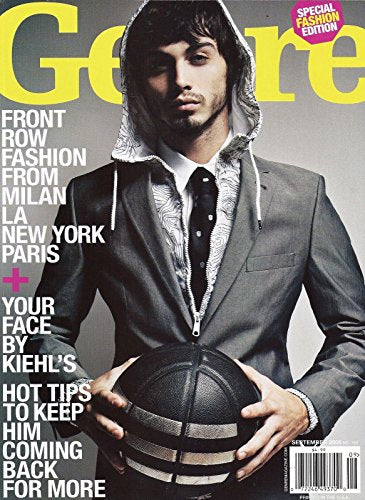 Special Fashion Edition * Front Row Fashion from Milan, L.A., New York & Paris * Gay & Lesbian Interest * September, 2008 Genre Magazine Issue Number 169