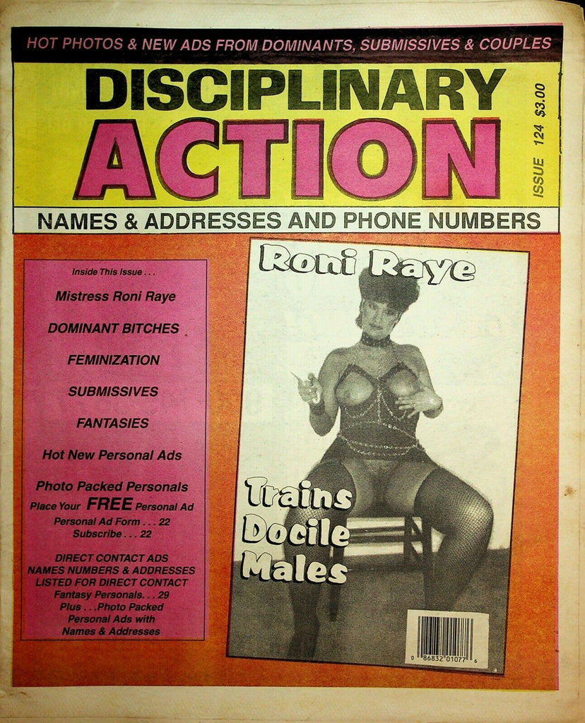 Disciplinary Action Fetish Newspaper Roni Raye #124 1998 022220lm-ep