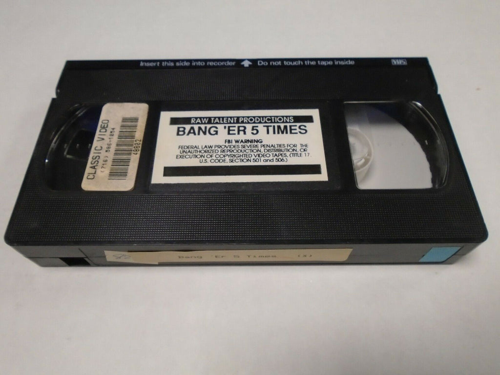 Bang'Er 5 Times Raw Talent Productions Adult VHS 021519AMP2