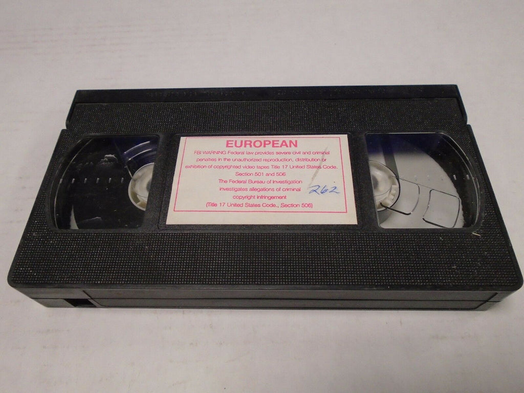 European Video #262 XXX Vintage Adult VHS 011519AMP2
